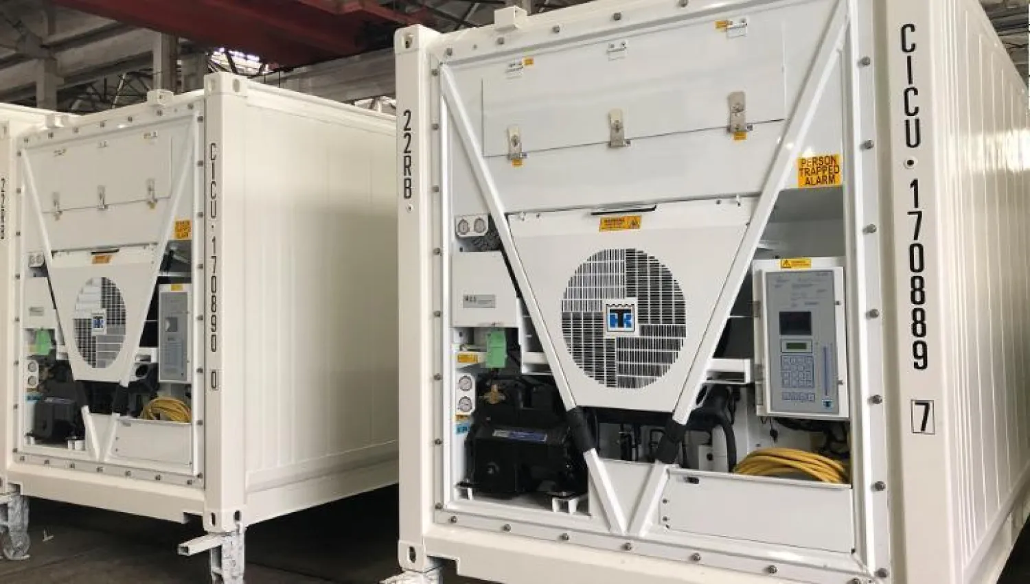 حاويات متطورة تابعة لشركة «Thermo King» (سي إن إن)