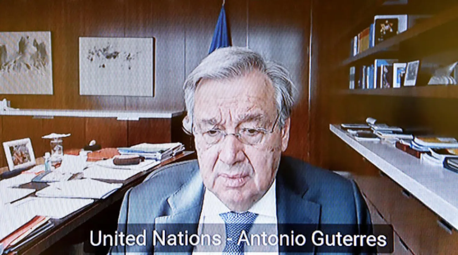 دعا غوتيريش المسؤولين حول العالم إلى إعلان حال طوارئ مناخية في بلدانهم حتى يتمكنوا من تحقيق حياد الكربون (رويترز)