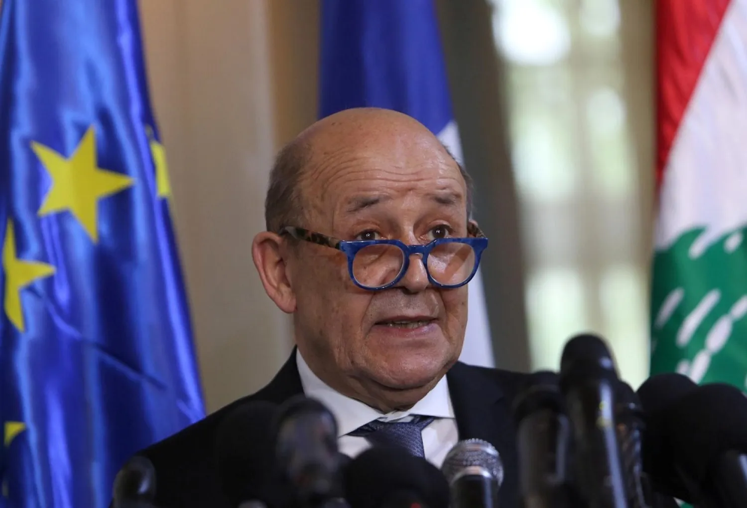 French Foreign Minister Jean-Yves Le Drian. (Reuters)