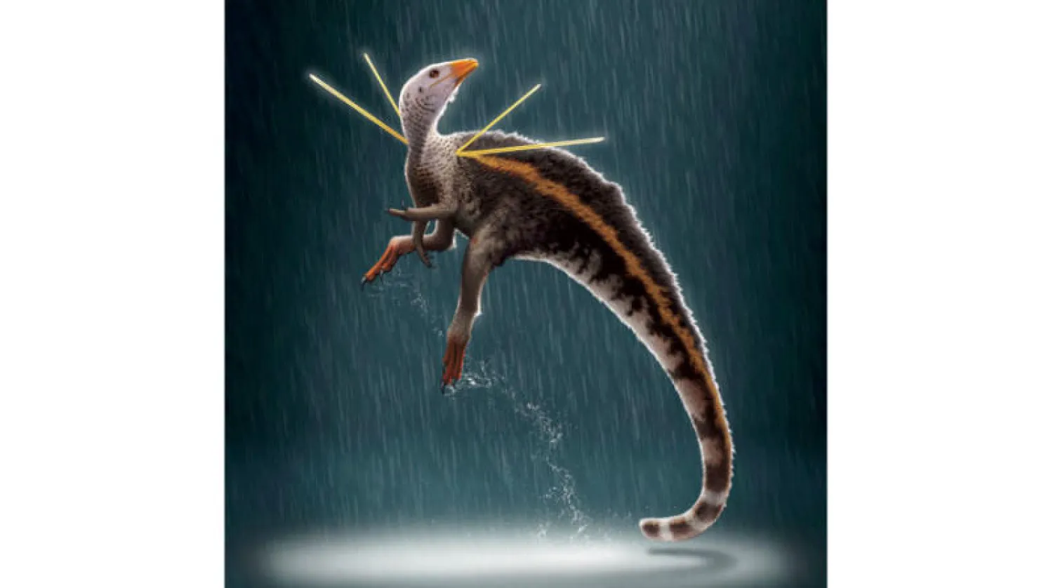 رسم تخيلي لشكل الديناصور