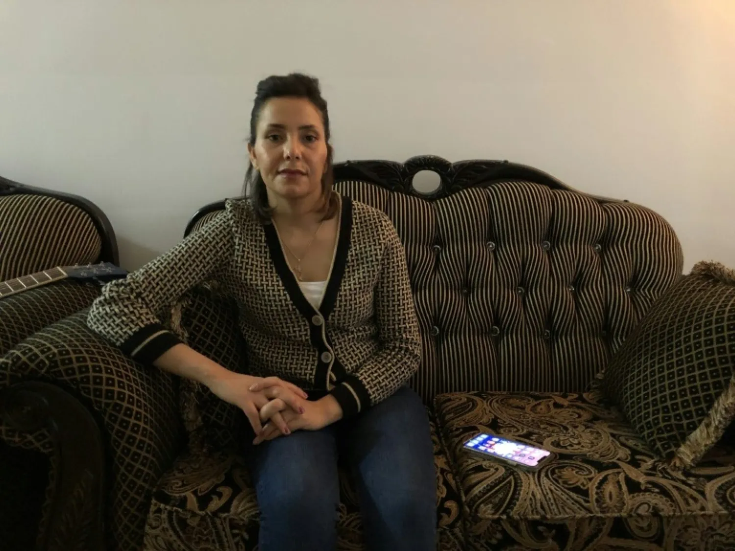 Leila Bouazizi is the sister of a Tunisian street vendor who set himself alight a decade ago, triggering a string of protests around the Arab world | AFP