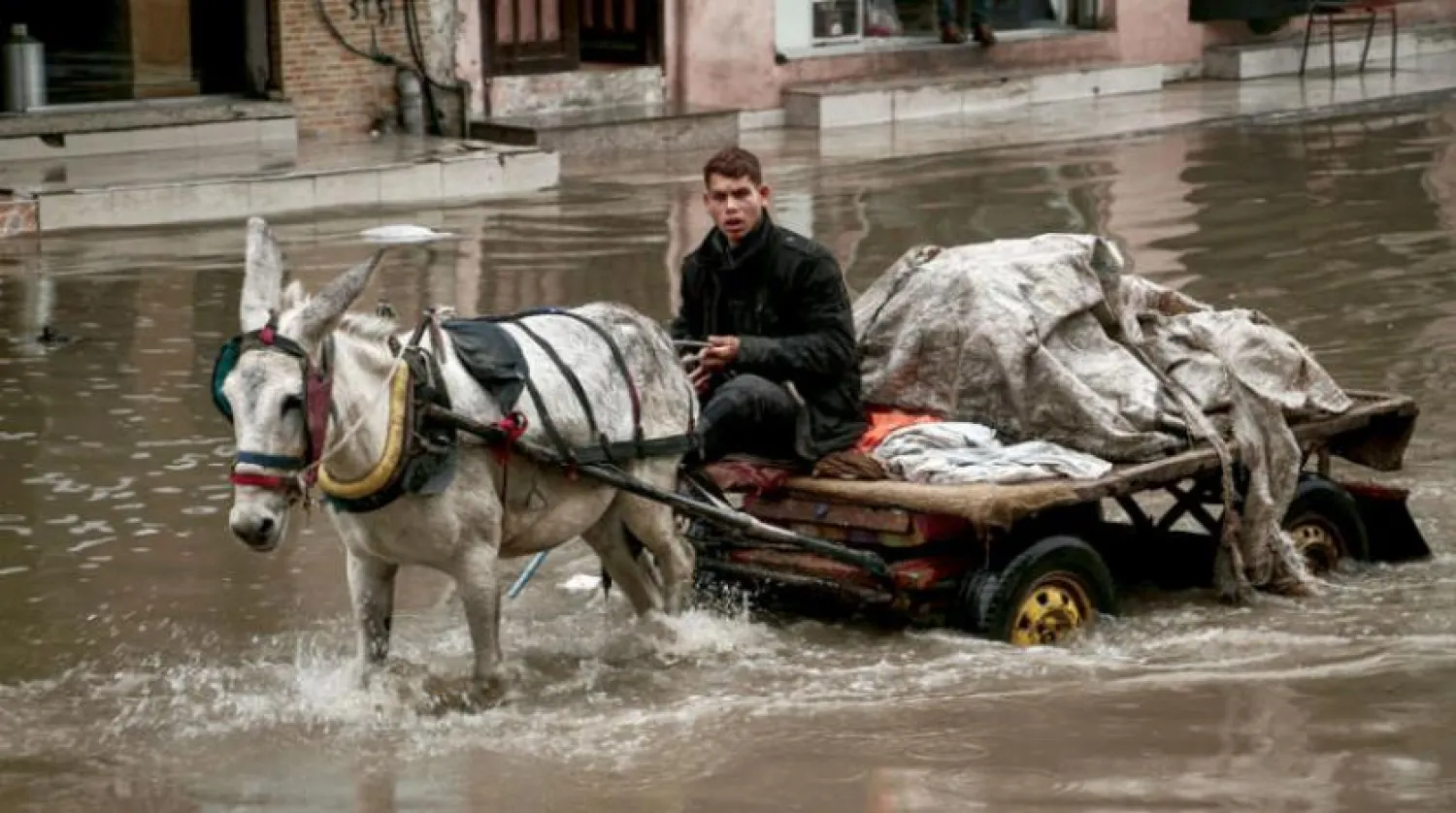 Gazze, koronavirüs salgını ve sellerin etkisi altında. (DPA)