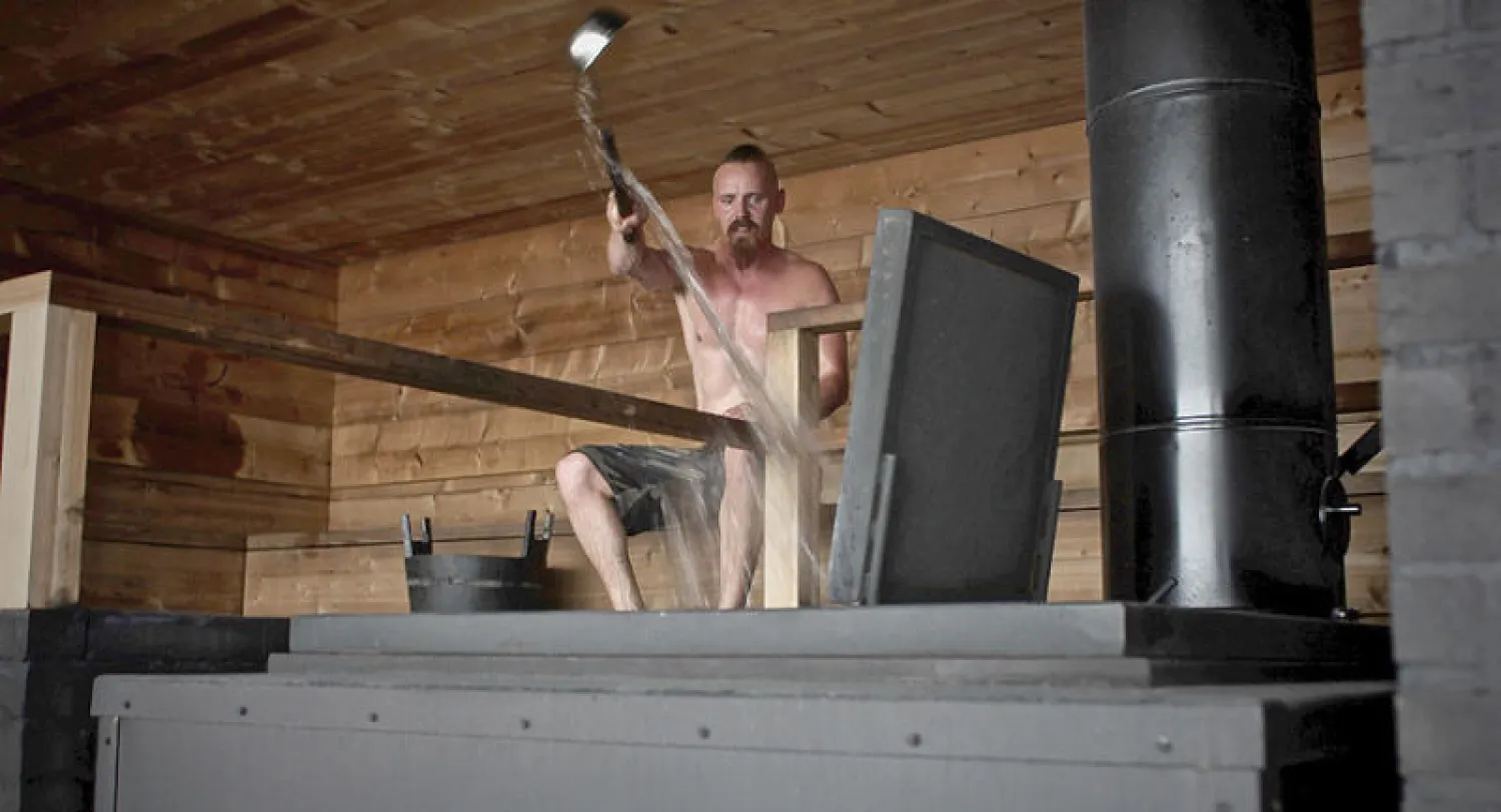 ثقافة الساونا هي جزء لا يتجزأ من حياة الفنلنديين (أ.ف.ب)