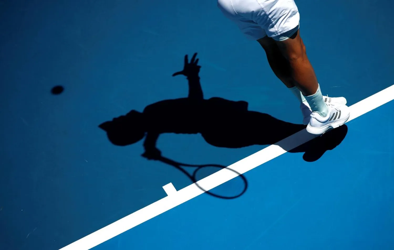 Tennis - Australian Open - First Round - Melbourne Park, Melbourne, Australia - January 21, 2020 - Austria’s Dominic Thiem in action during the match against France’s Adrian Mannarino. REUTERS/Edgar Su