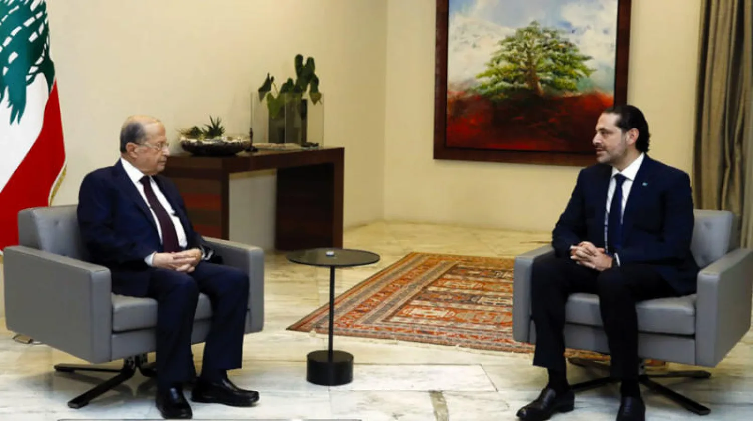 عون والحريري في أحد لقاءاتهما (الوكالة الوطنية)