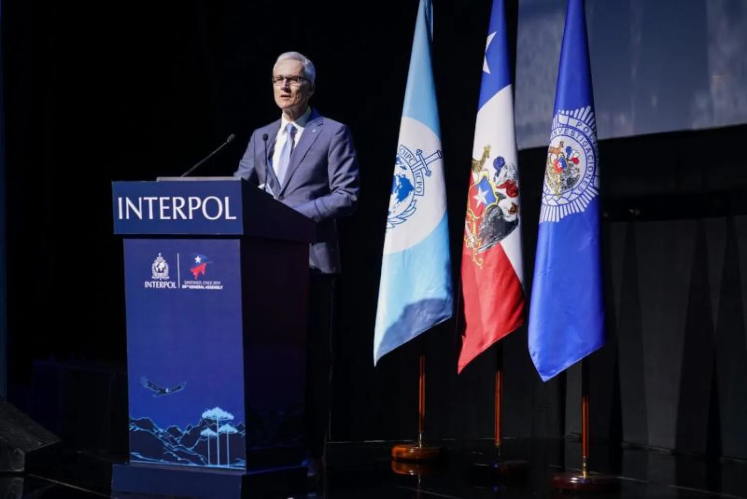 الأمين العام للإنتربول يورغن ستوك (موقع الإنتربول)