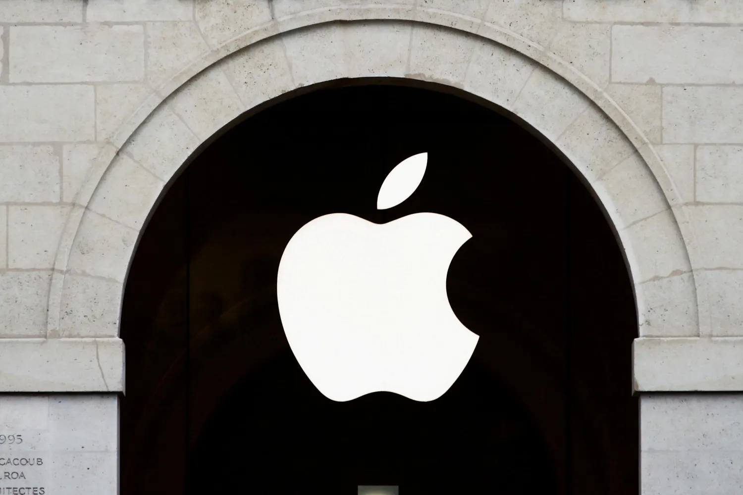 The Apple logo is seen on the Apple store in Paris, France. Reuters file photo