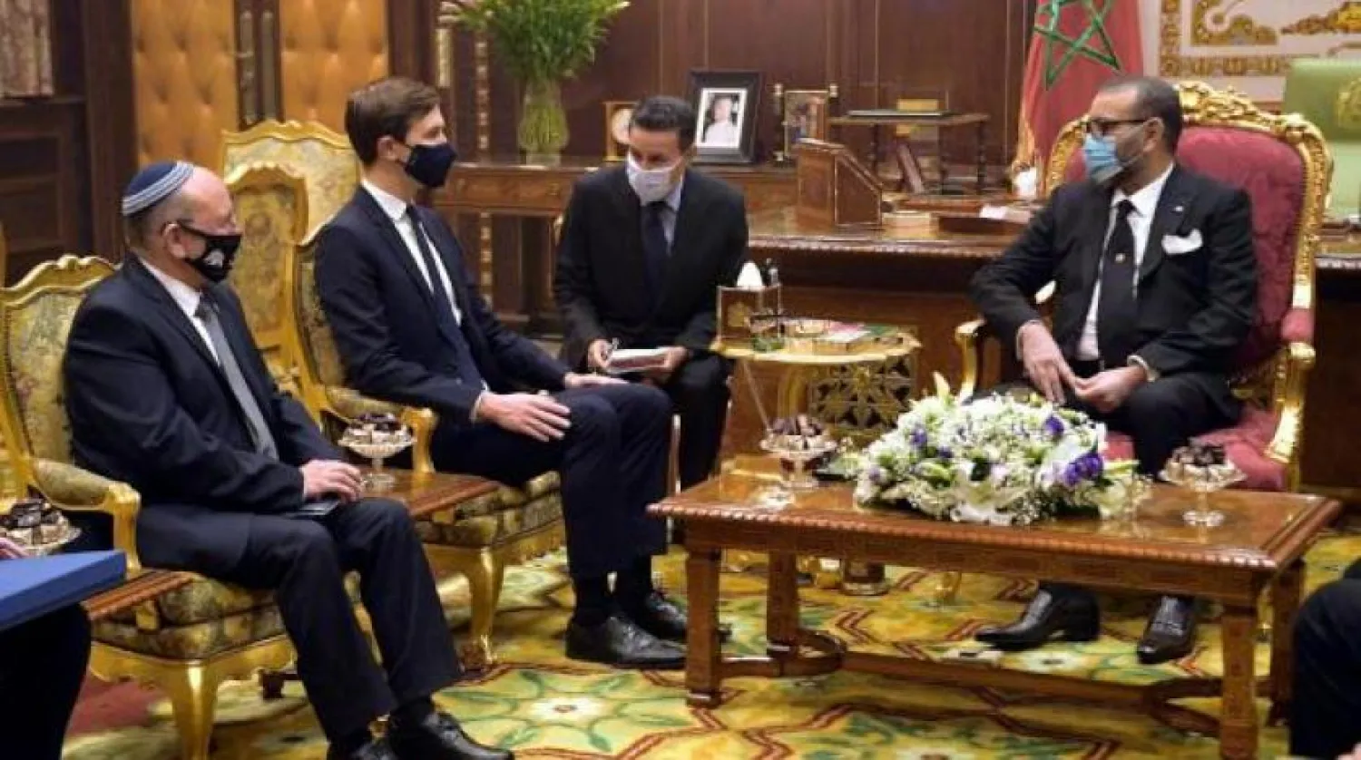 Fas Kralı 6. Muhammed, ABD-İsrail heyetini Rabat Kraliyet Sarayı'nda ağırladı (DPA)