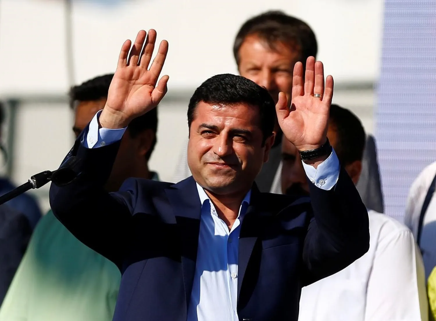 Detained Kurdish politician Selahattin Demirtas. (Reuters)