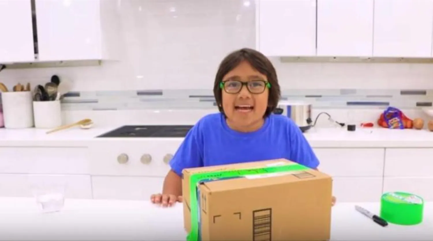 Ryan Kaji Youtube kanalındaki videolardan birinde 