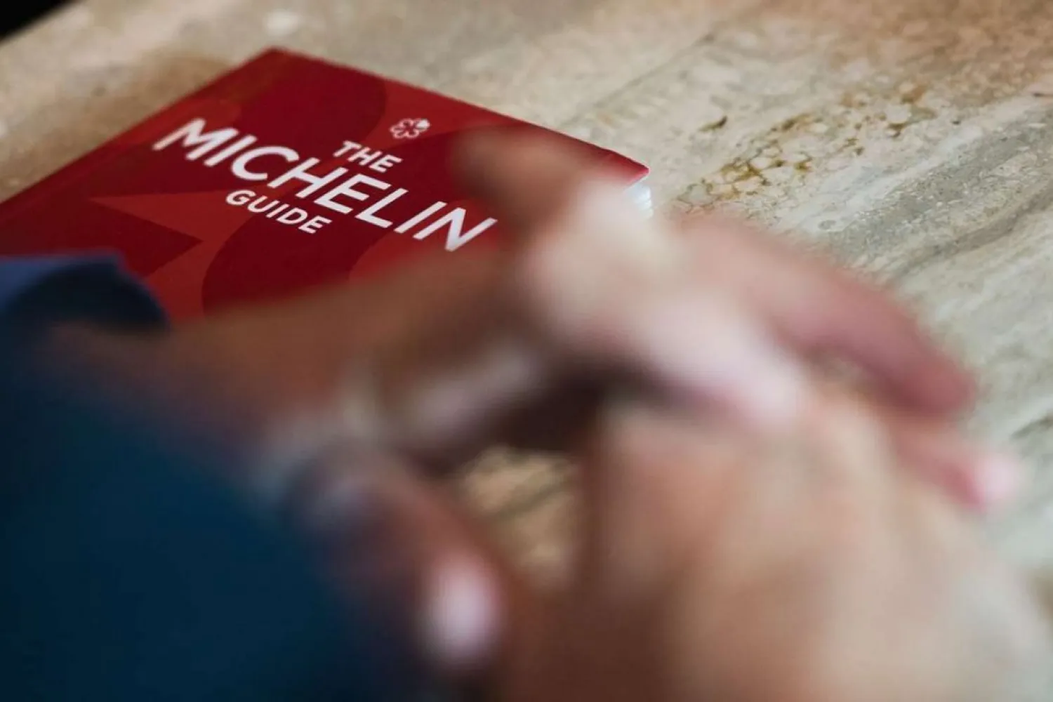 The Michelin guide book at a restaurant in Washington, DC, its first edition for the US capital. Photo: AFP