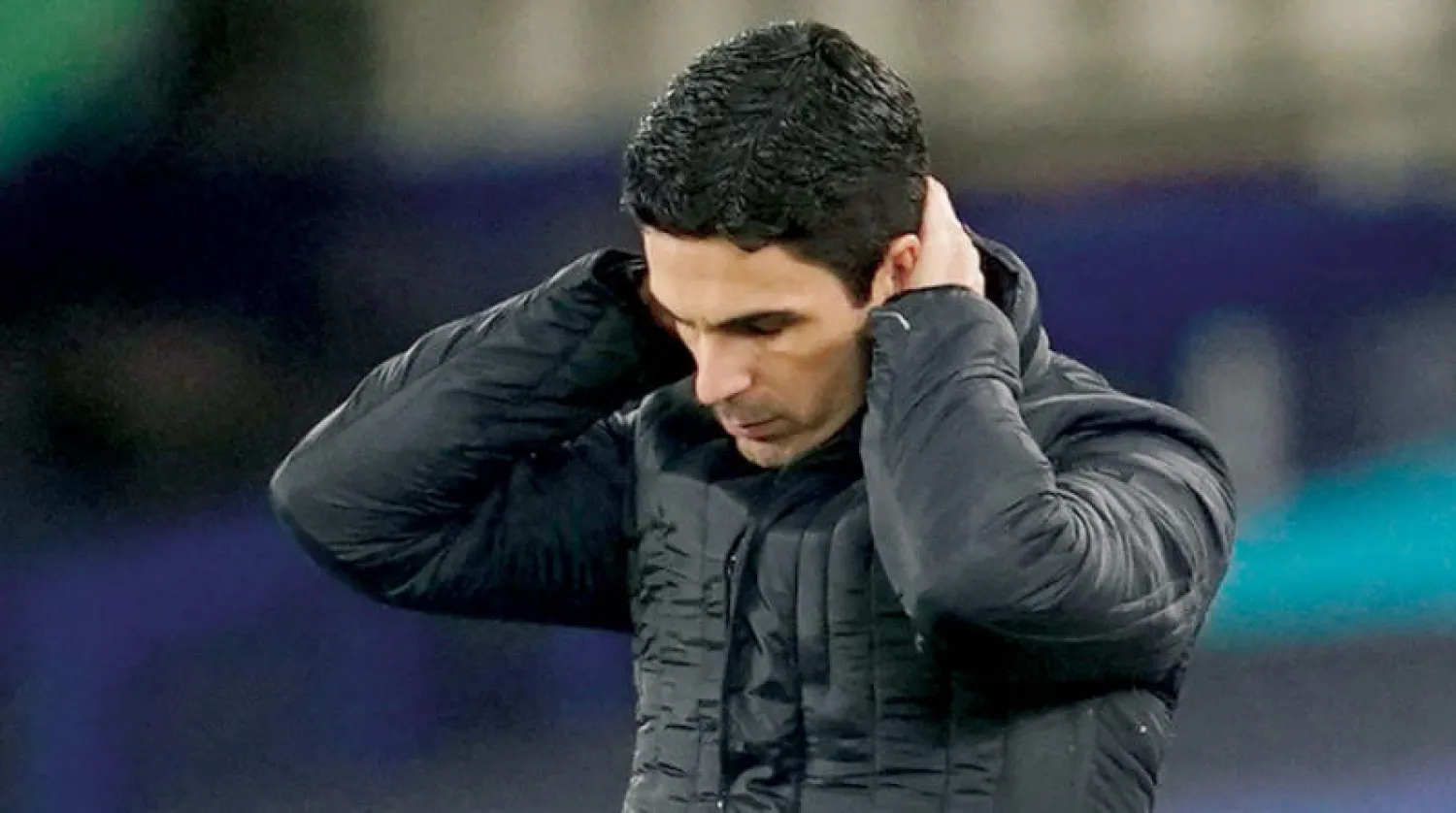 أرتيتا تحت تهديد الإقالة (رويترز)