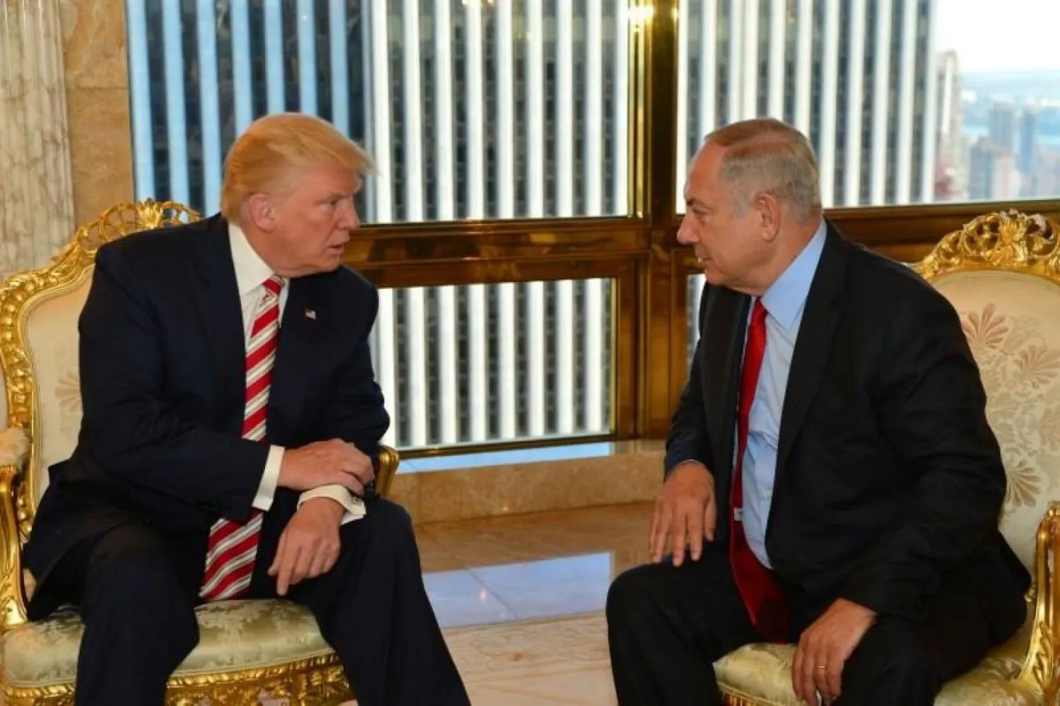 ABD Başkanı Donald Trump ve İsrail Başbakanı Binyamin Netanyahu. (Reuters)