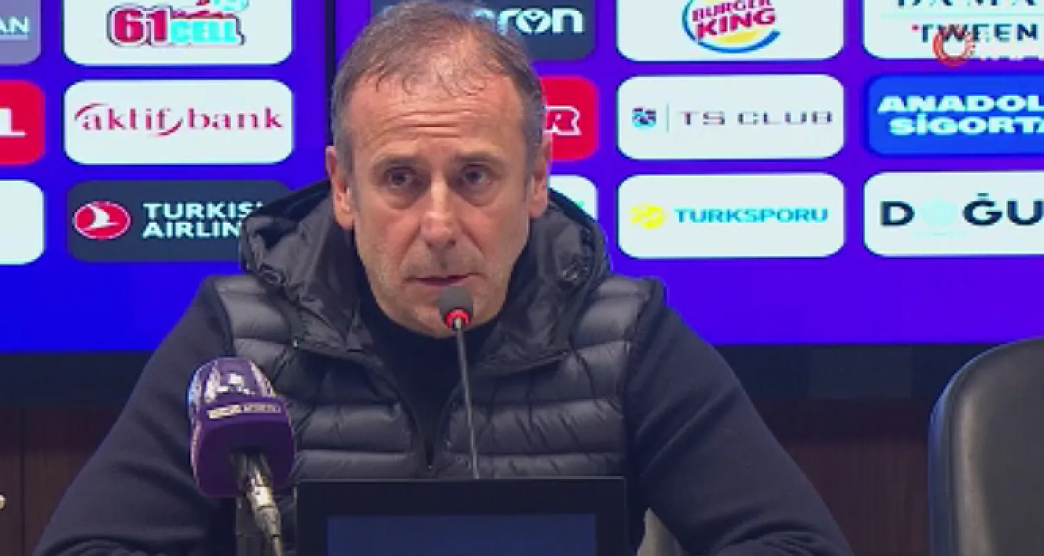 Trabzonspor Teknik Direktörü Abdullah Avcı (İHA)