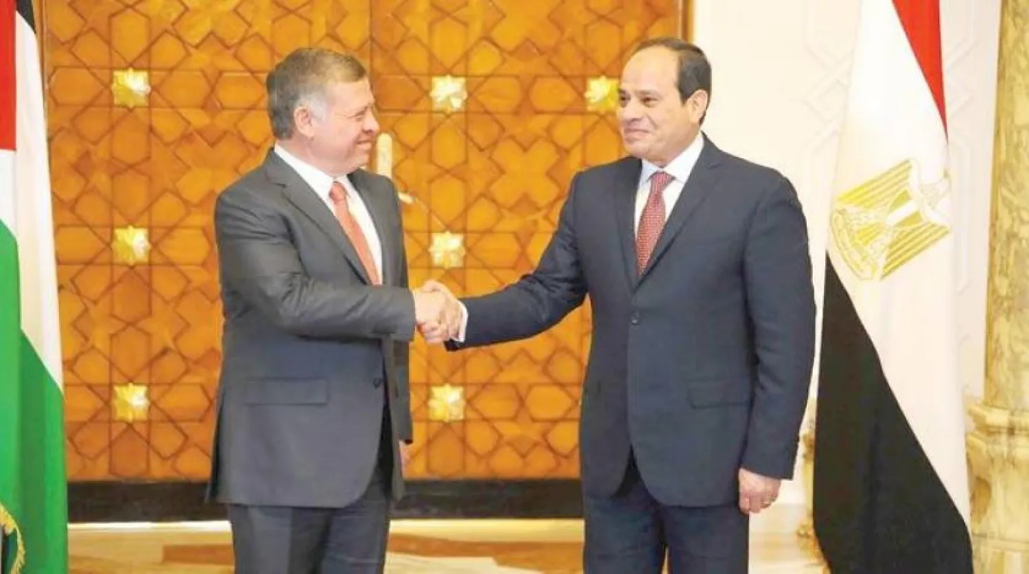 مباحثات مصرية أردنية حول القضية الفلسطينية