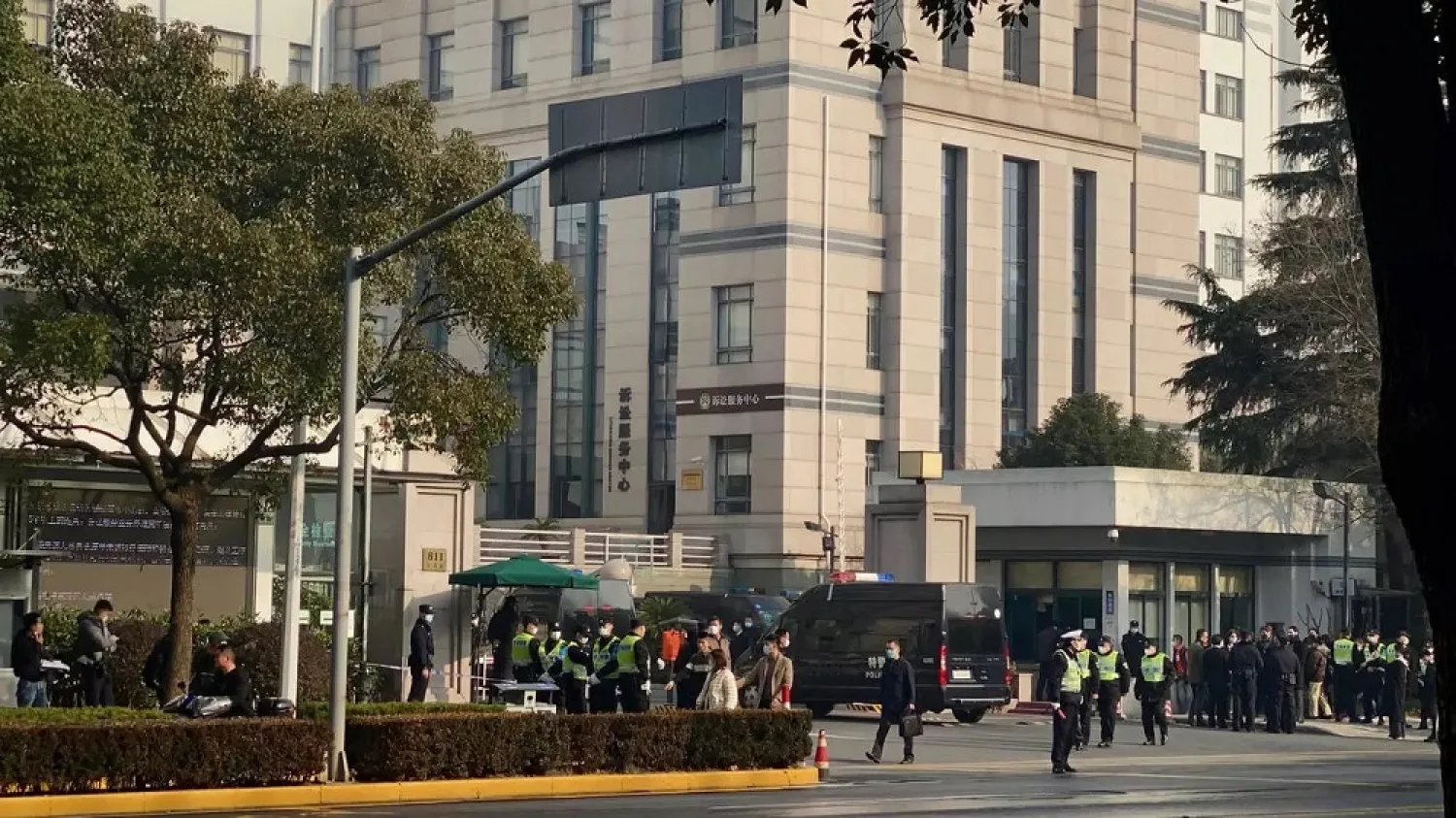 Zhang Zhan was sentenced in a brief hearing in Shanghai's Pudong New District People's Court. (AFP)