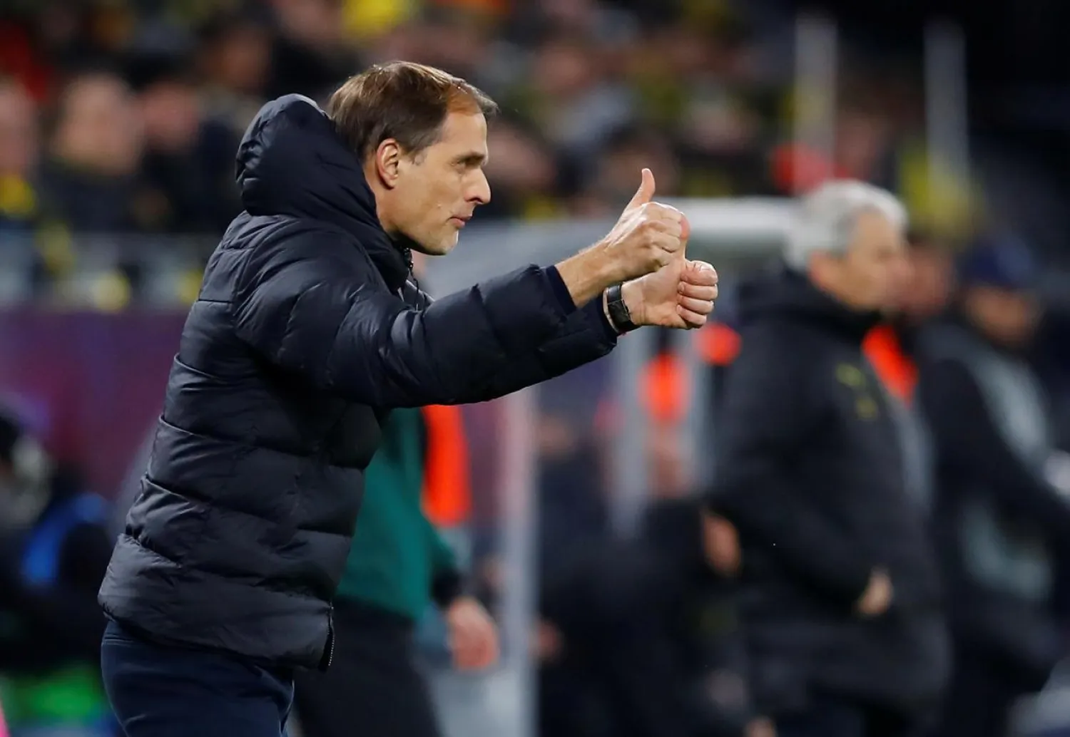 Soccer Football - Champions League - Round of 16 First Leg - Borussia Dortmund v Paris St Germain - Signal Iduna Park, Dortmund, Germany - February 18, 2020 Paris St Germain coach Thomas Tuchel REUTERS/Wolfgang Rattay