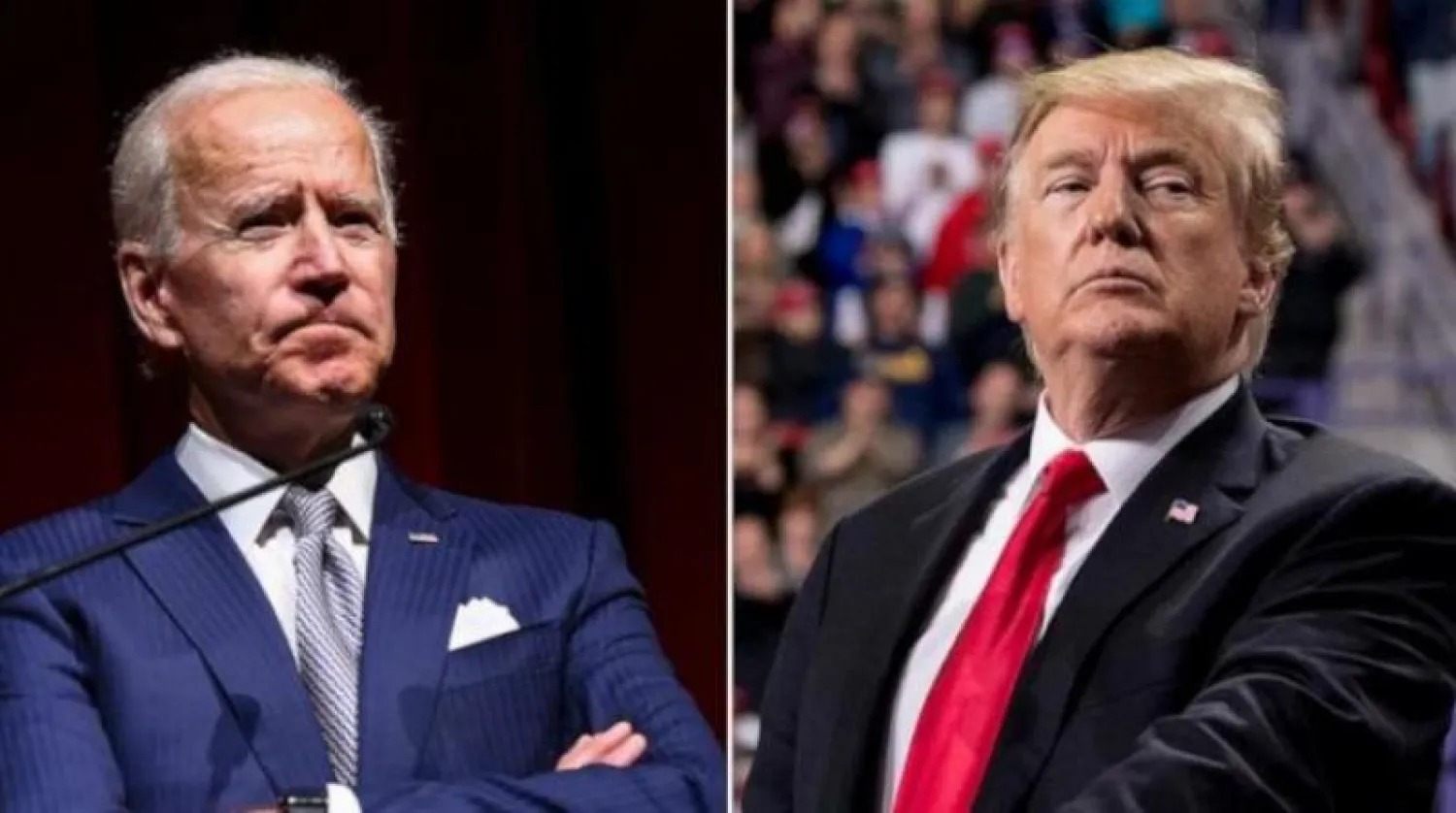 دونالد ترمب (يمين) وجو بايدن (أ.ب- أ.ف.ب)