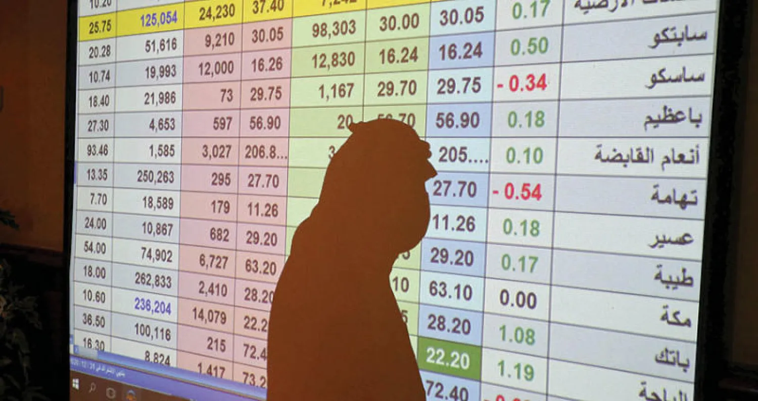 الأسهم السعودية تنهى تداولات عام 2020 بمؤشر إيجابي رغم تداعيات {كوفيد - 19}  (رويترز)