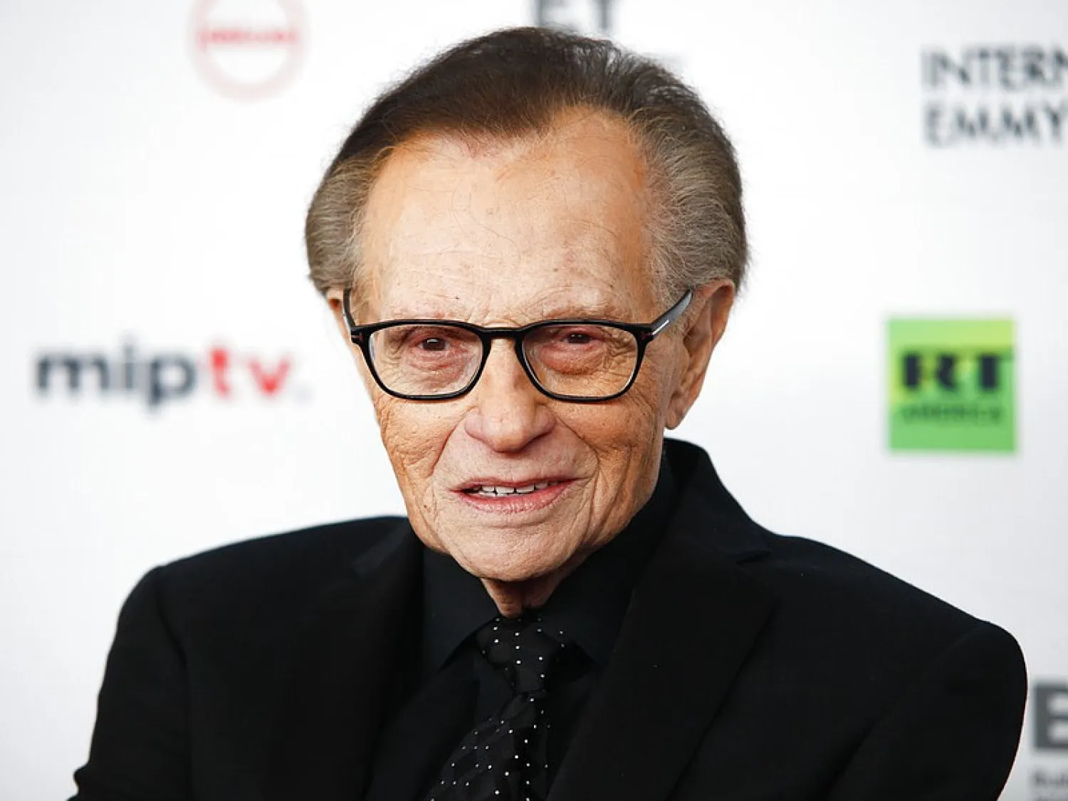 In this Nov. 20, 2017, file photo, Larry King attends the 45th International Emmy Awards at the New York Hilton, in New York. Former CNN talk show host King has been hospitalized with COVID-19 for more than a week, the news channel reported Saturday, Jan. 2, 2021. (Photo by Andy Kropa/Invision/AP, File)