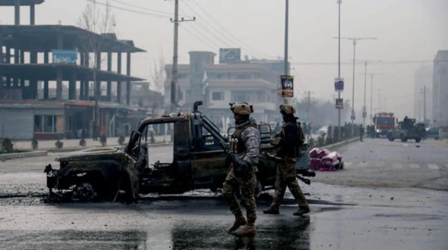 Başkent Kabil’de geçen ayın sonunda düzenlenen intihar saldırısının ardından güvenlik uyarısı yapıldı. (AFP)