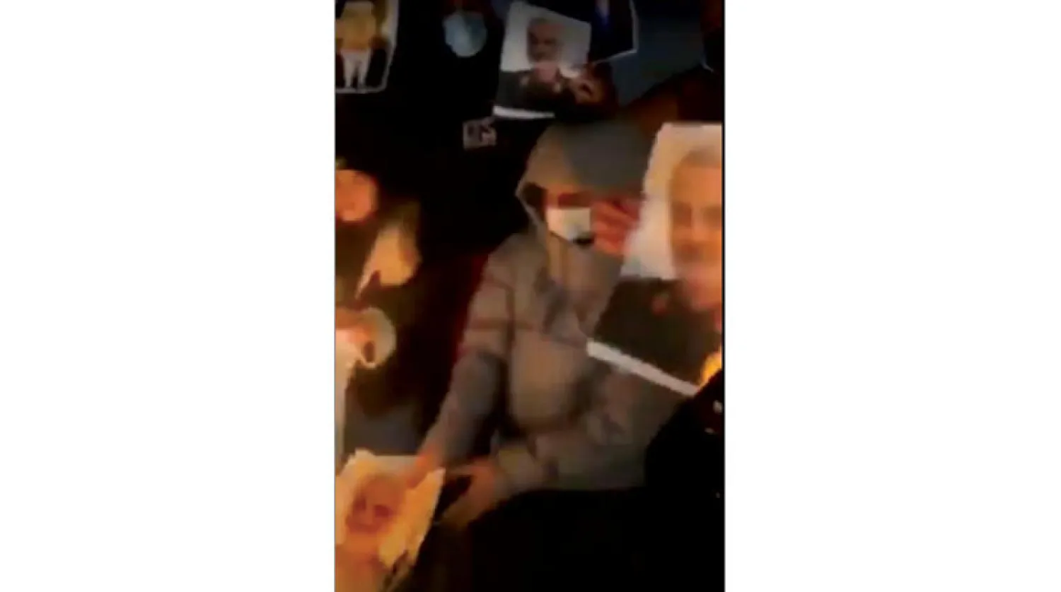 تطعيم سكان مدينة أم الفحم أمس (أ.ف.ب)