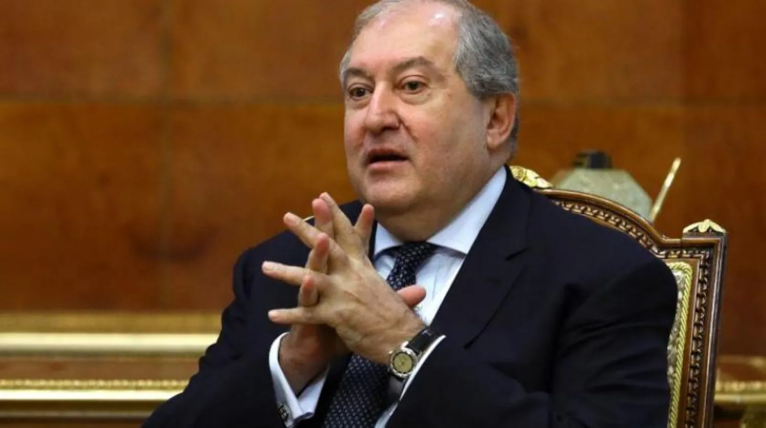 Ermenistan Cumhurbaşkanı Armen Sarkisyan (Arşiv - AFP)
