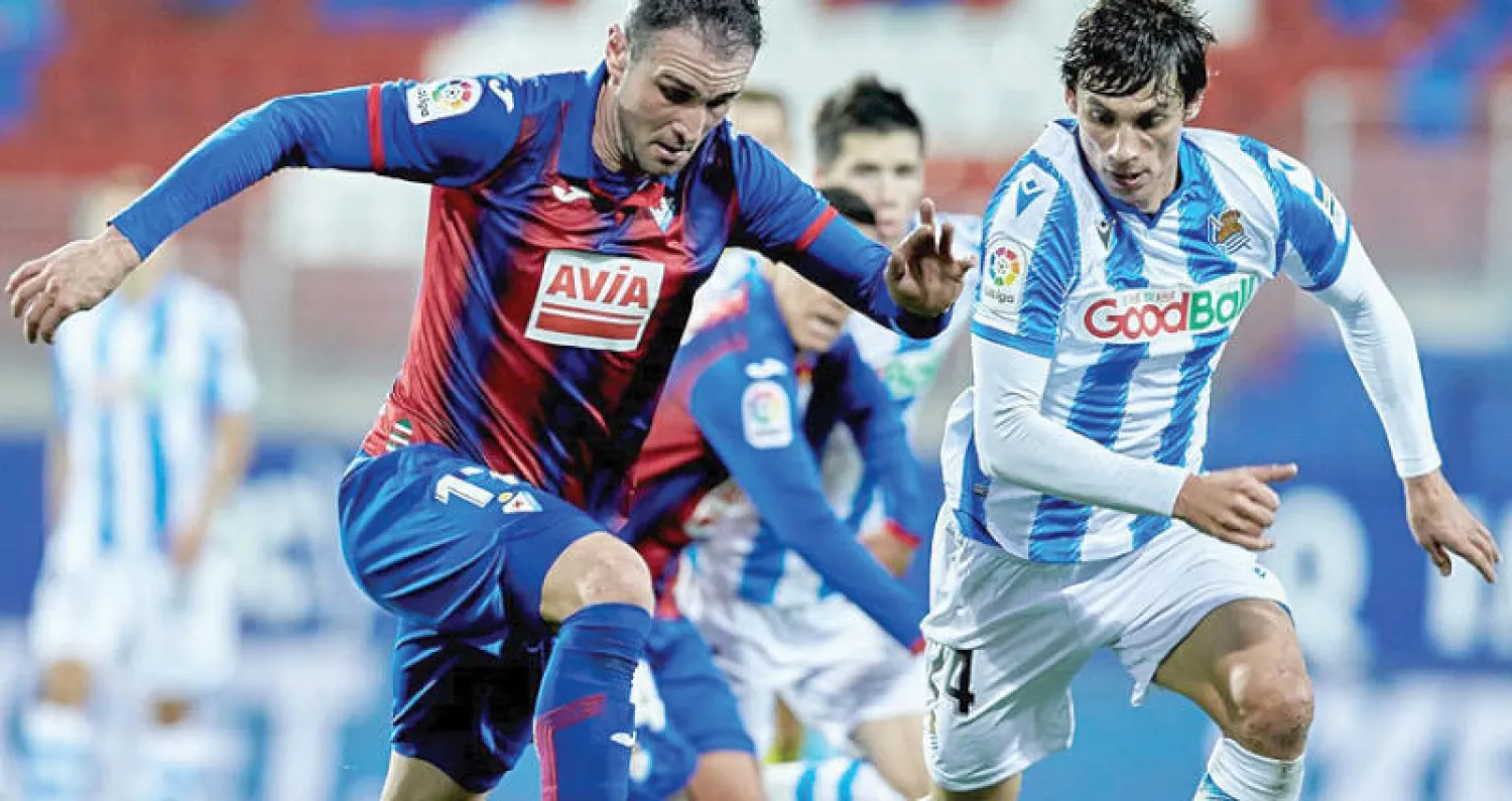 إيبار قدّم مستويات لافتة في الدوري الإسباني في السنوات الأخيرة (أ.ف.ب)