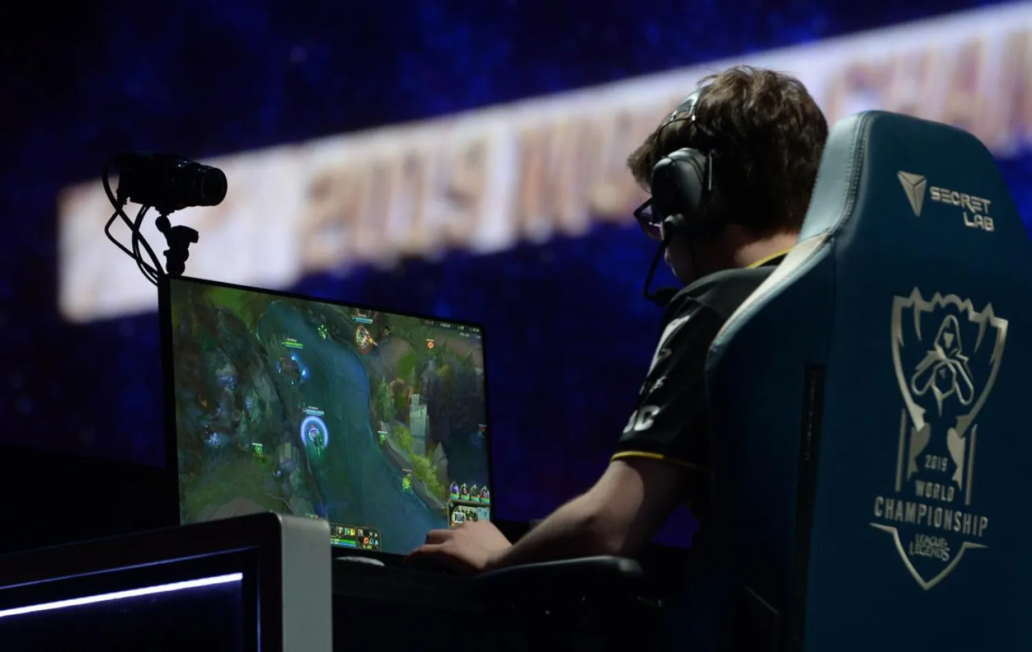 FILE PHOTO: G2 Esports support Mihael Mehle ''Mikyx'' is pictured as he plays the League of Legends (LOL) World Championship Finals in Paris, France, November 10, 2019. REUTERS/Johanna Geron