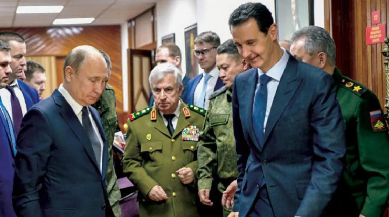 Rusya ve Suriye lideri 7 Ocak 2020’de Şam’da (AFP)