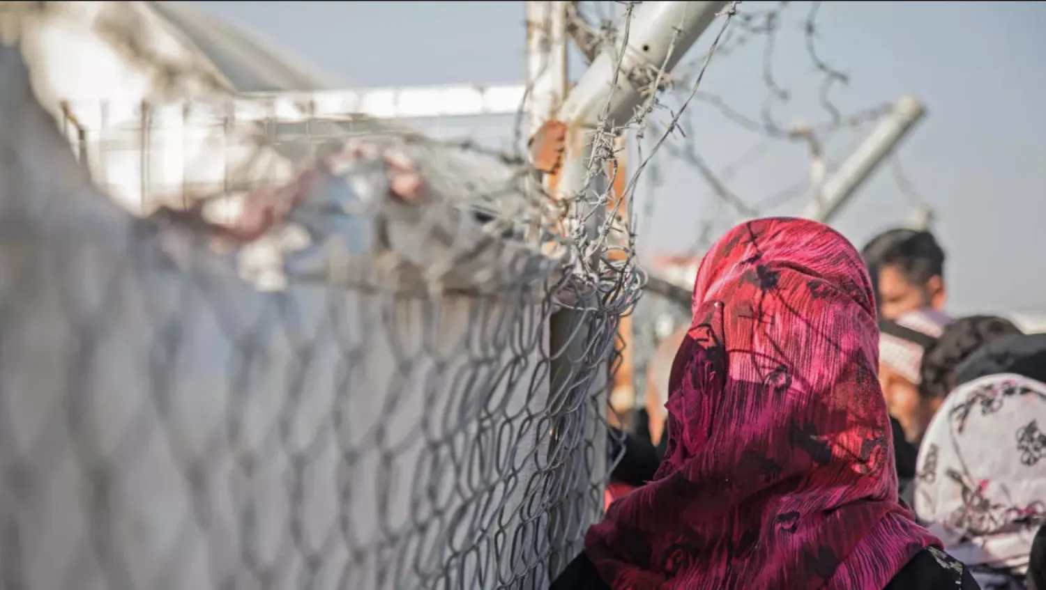 Northern Iraq's Hasansham camp houses hundreds of families who rights groups fear will remain stuck indefinitely because of disputes with neighbors or the authorities that have been repackaged into allegations they belong to the ISIS group - AFP

