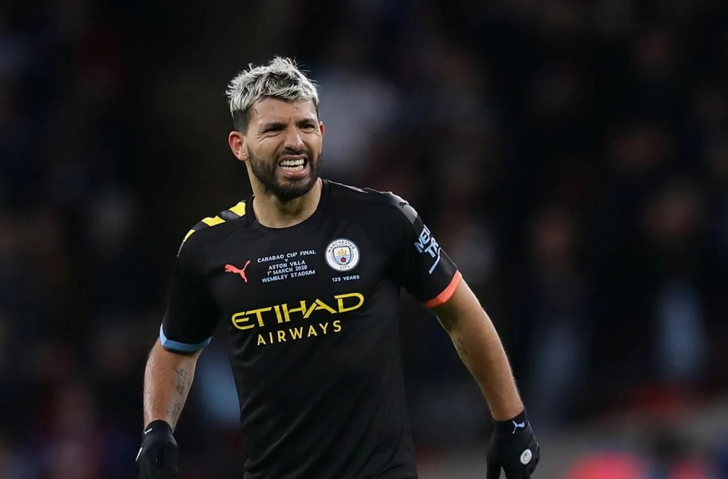 Manchester City striker Sergio Aguero. (Reuters)