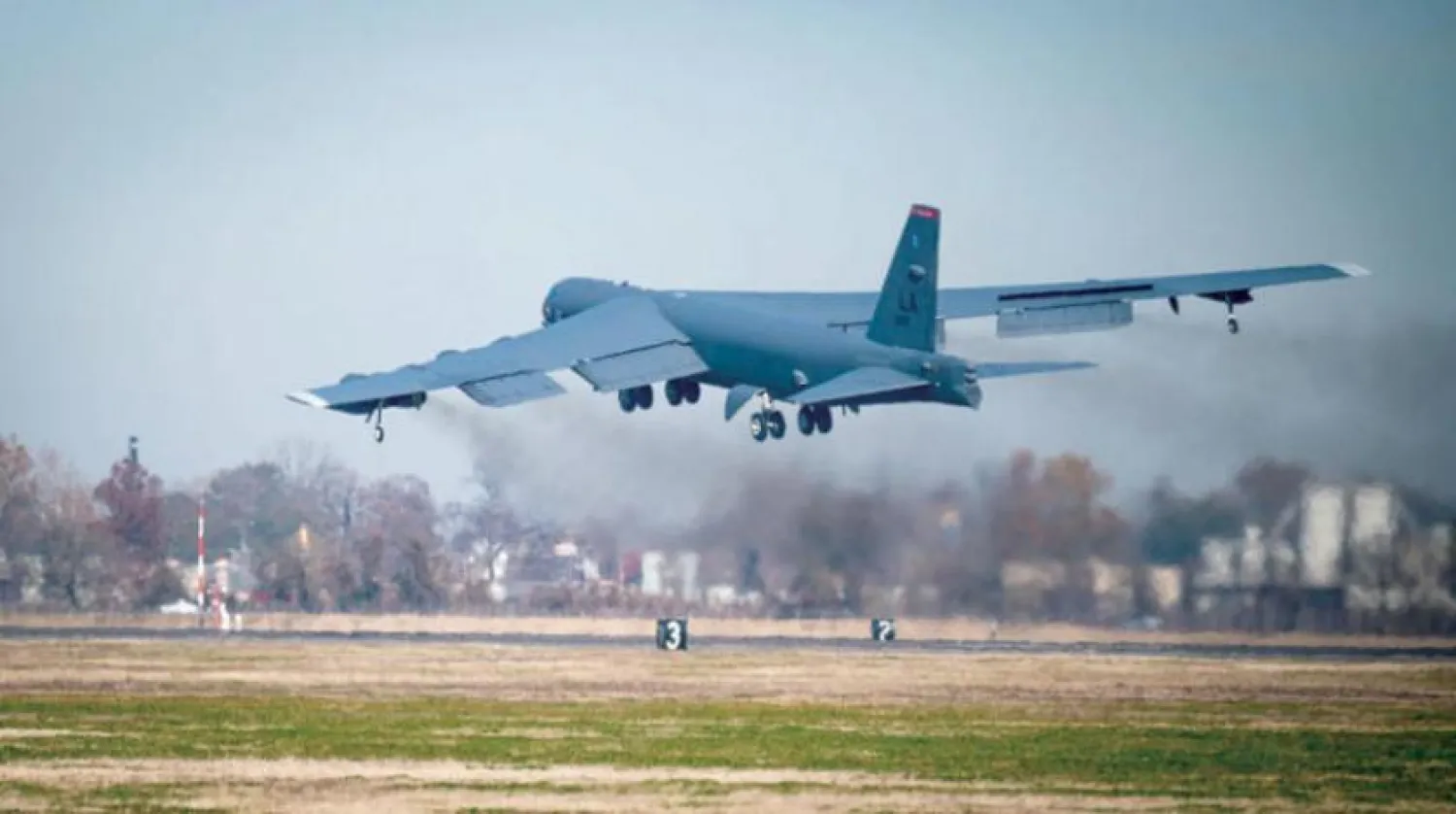 B-52 tipi stratejik bombardıman uçağı geçtiğimiz ay Louisiana'daki Barksdale Hava Kuvvetleri Üssü'nden eğitim için Ortadoğu’ya havalandı.(CENTCOM)