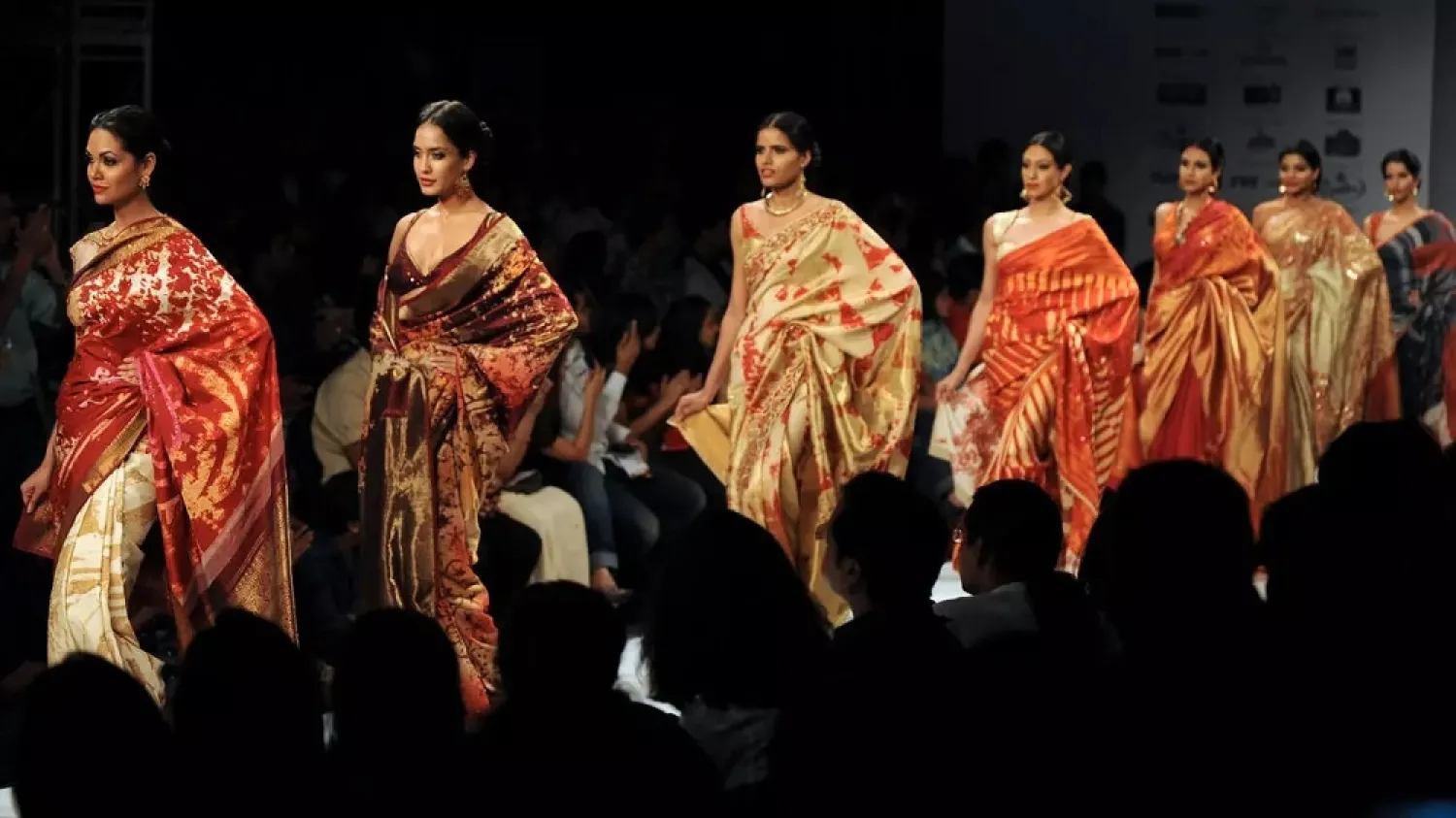 Satya Paul's pioneering designs blended Indian handloom techniques with a modern palette, producing saris adorned with polka dots, zebra prints and abstract motifs. (AFP)