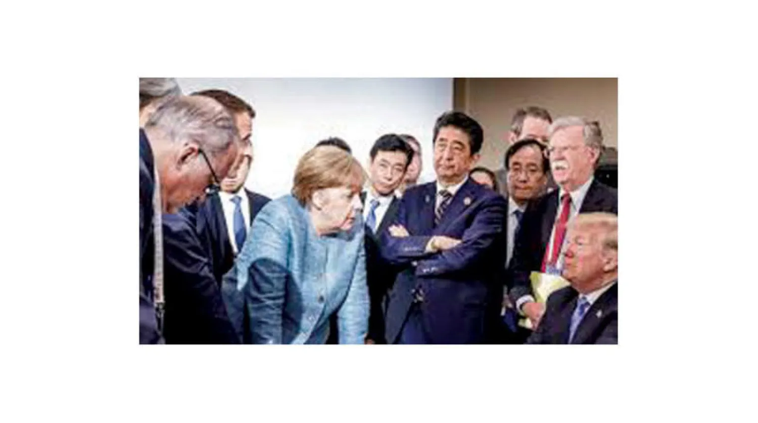 ميركل خلال قمة مجموعة الدول الصناعية السبع الكبرى في كندا عام 2018 (أ.ف.ب)