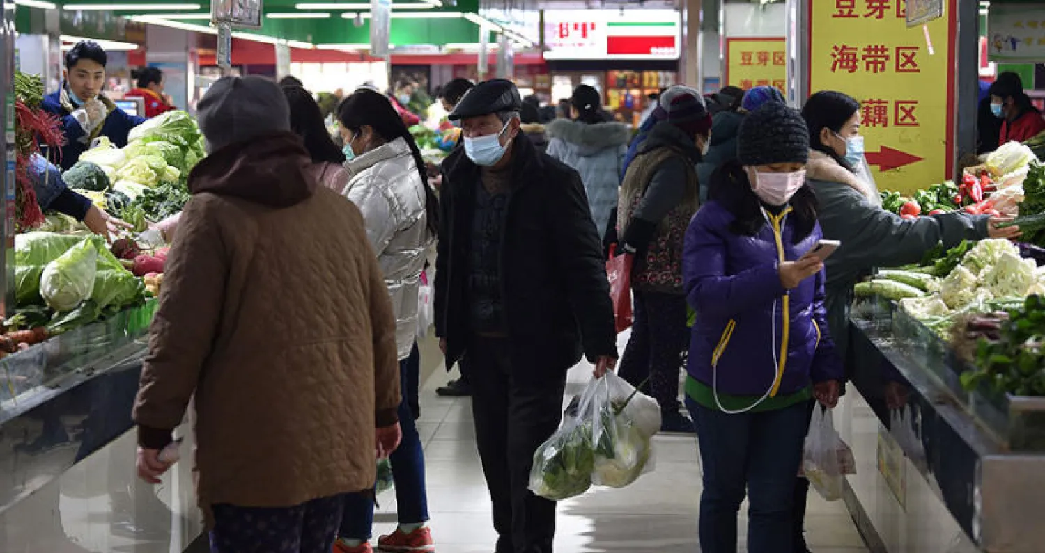 سجلت أسعار المستهلك في الصين ارتفاعاً طفيفاً خلال ديسمبر الماضي بعد تراجع نادر خلال الشهر السابق (أ.ف.ب)