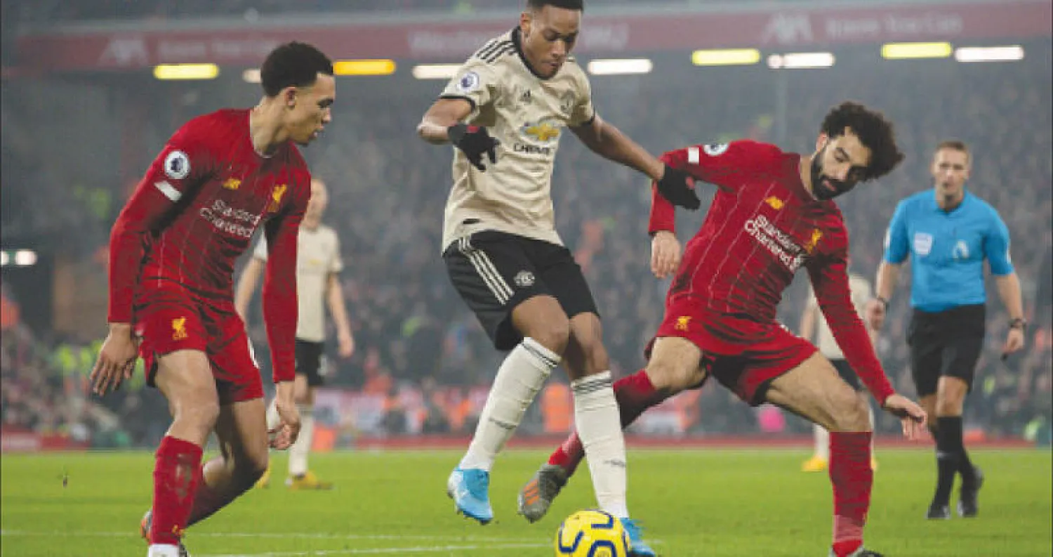 مانشستر يونايتد سيصطدم بغريمه ليفربول مرتين في أسبوع واحد (غيتي)