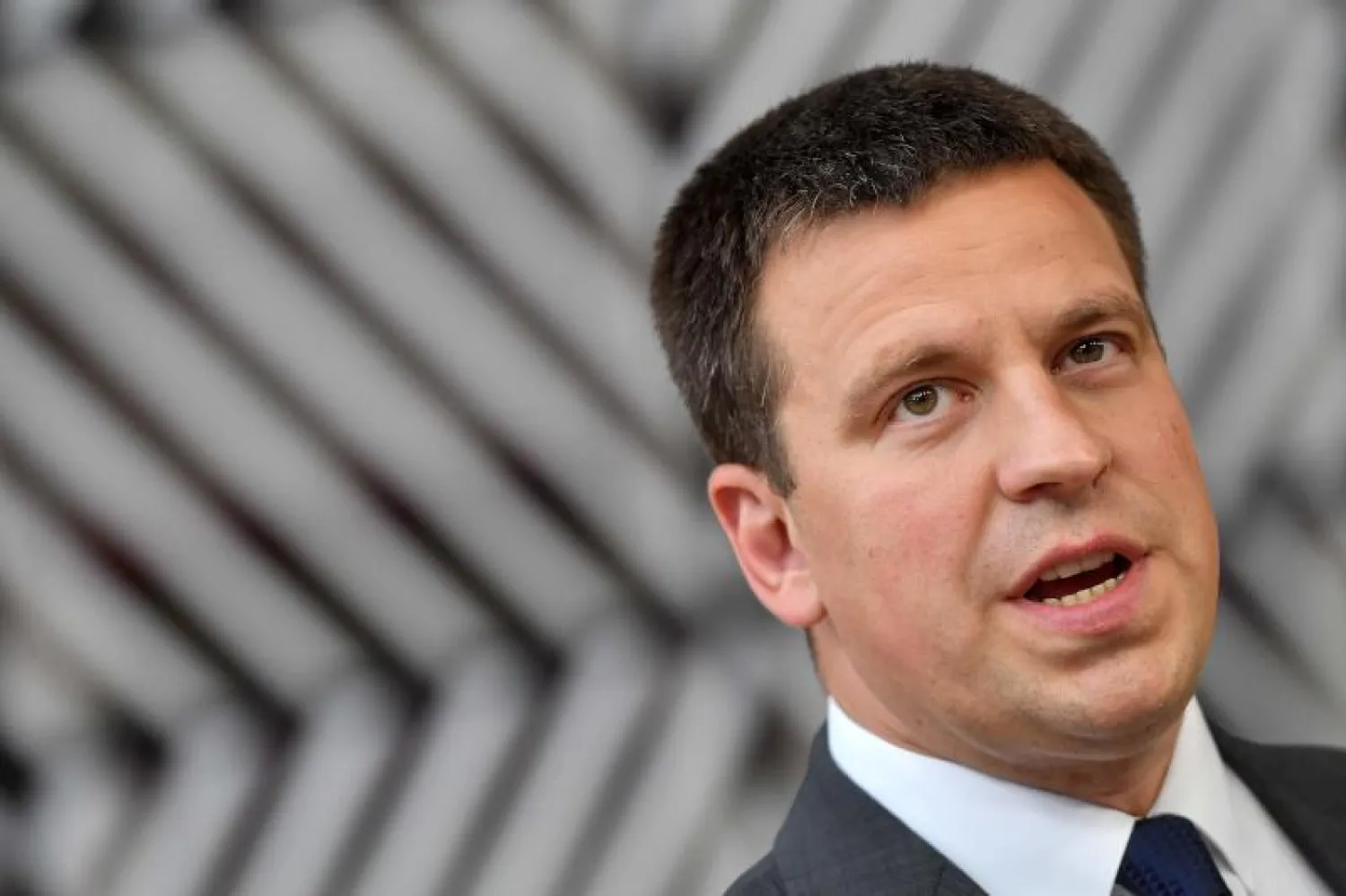 رئيس الوزراء الإستوني المستقيل جوري راتاس (أ.ف.ب)