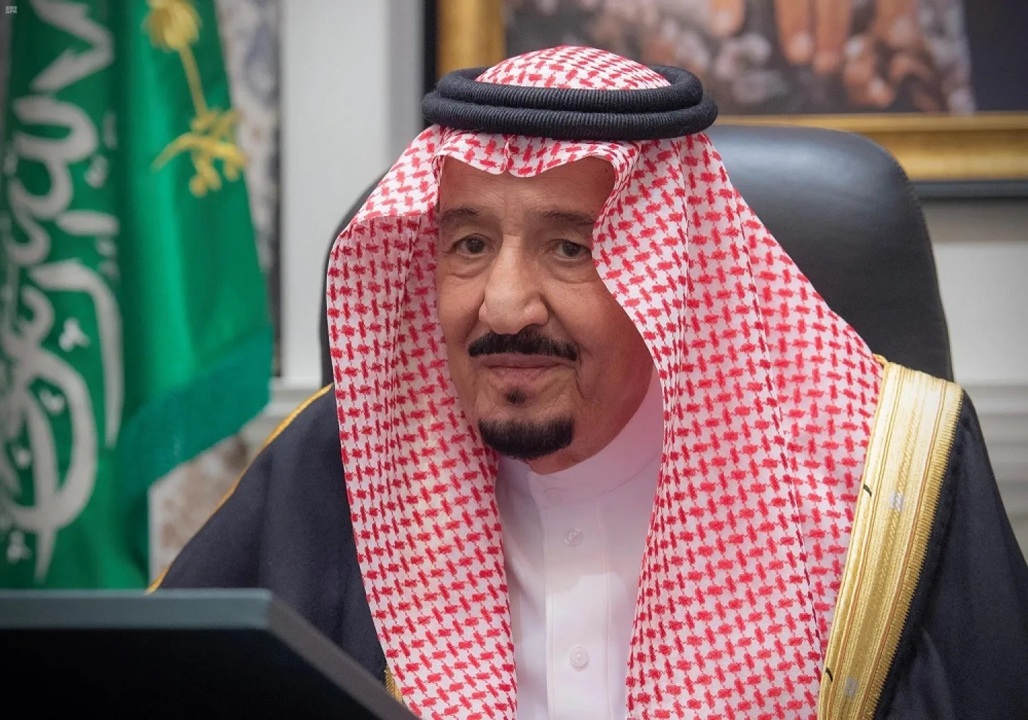 Custodian of the Two Holy Mosques King Salman bin Abdulaziz chairs a cabinet meeting on Tuesday. (SPA)