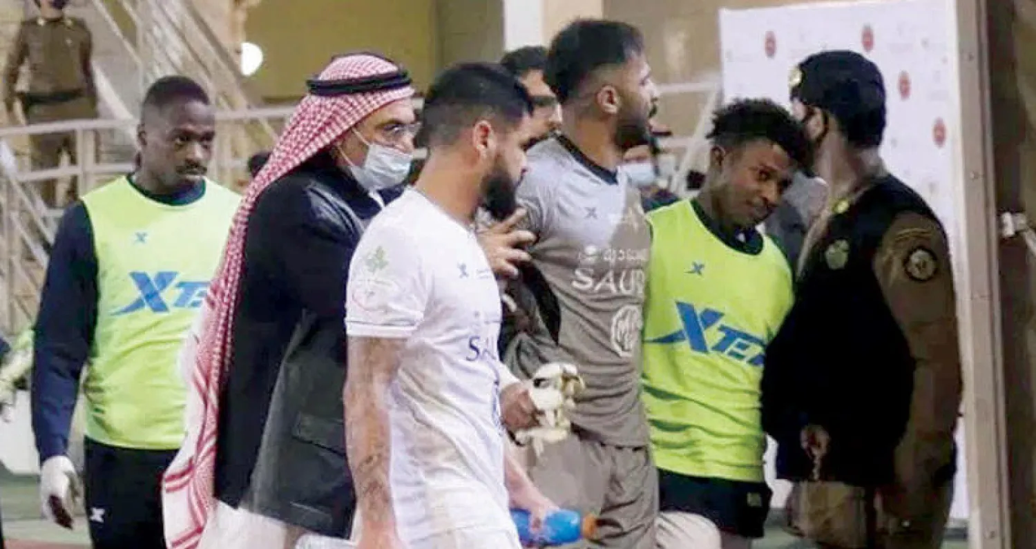 جانب من أحداث ملعب الراكة (تصوير: عيسى الدبيسي)