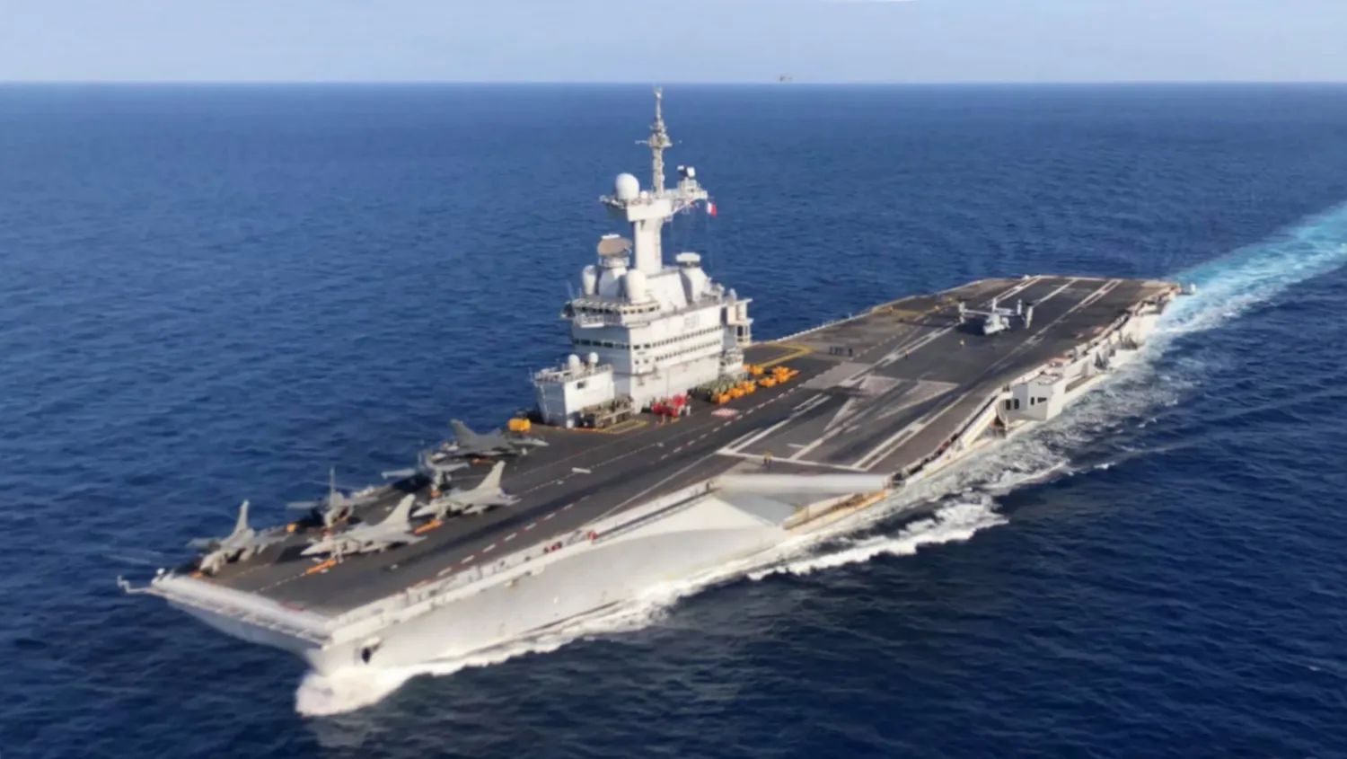 The French aircraft carrier Charles de Gaulle (File photo: AFP)
