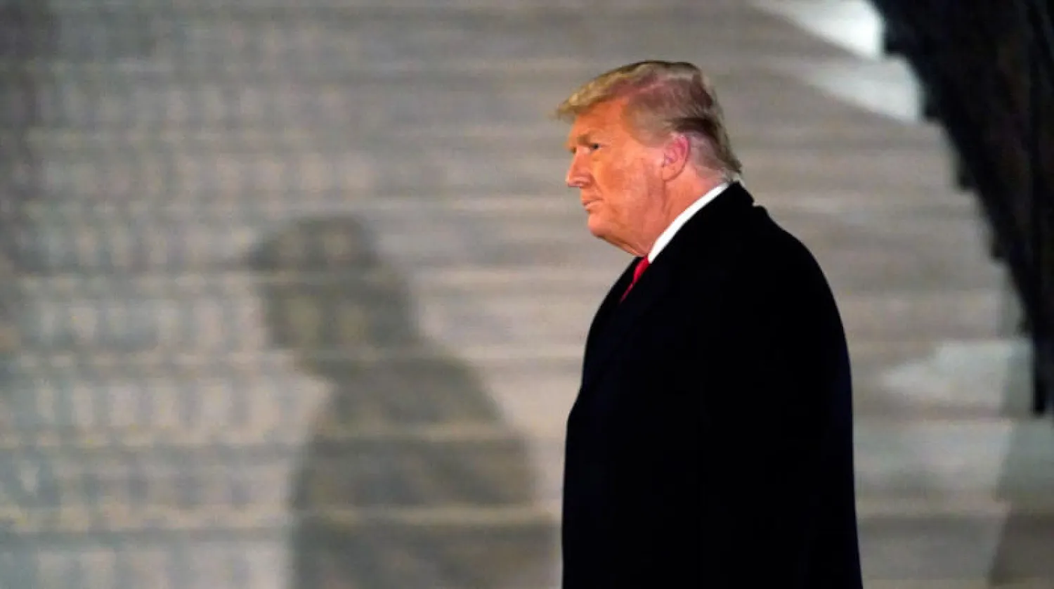 يتوقع أن يغادر الرئيس ترمب البيت الأبيض صباح الأربعاء (أ.ب)