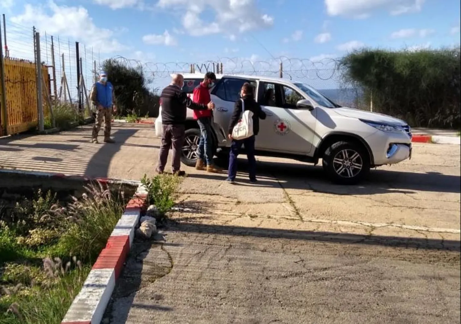 The Israeli army releases a Lebanese shepherd it had detained this week in a border area between the two countries. (NNA)