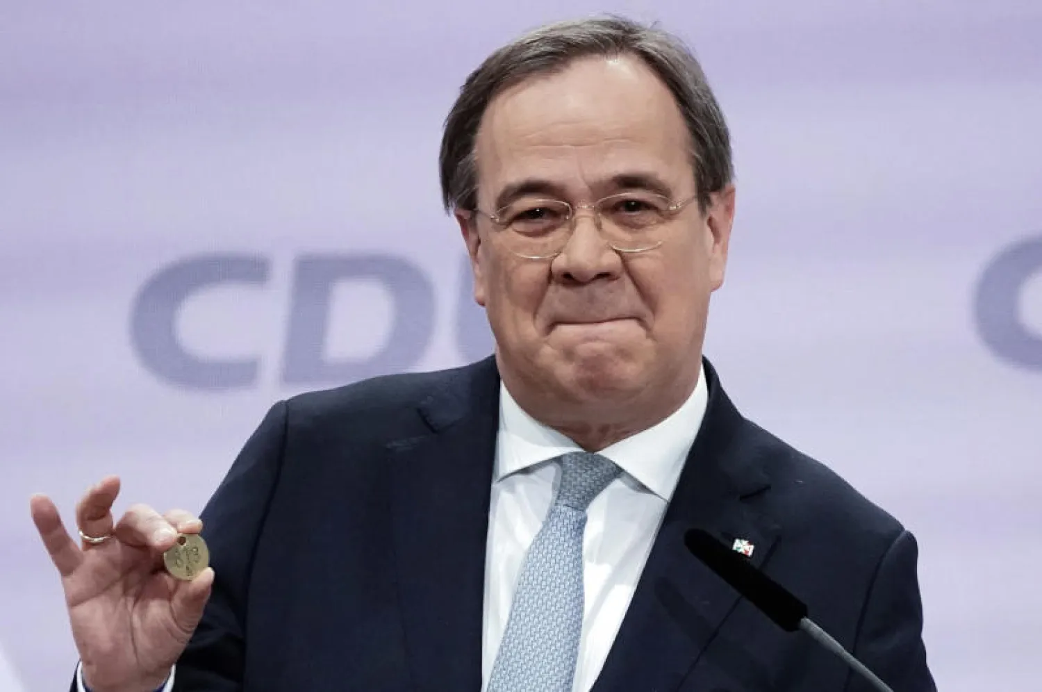 أرمين لاشيت الرئيس الجديد للحزب المسيحي الديمقراطي في ألمانيا (د.ب.أ)