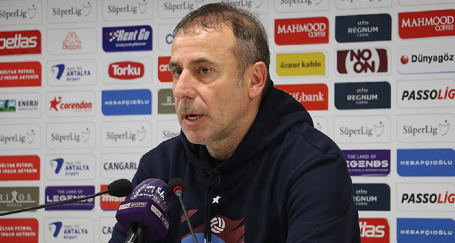 Trabzonspor Teknik Direktörü Abdullah Avcı (İHA)