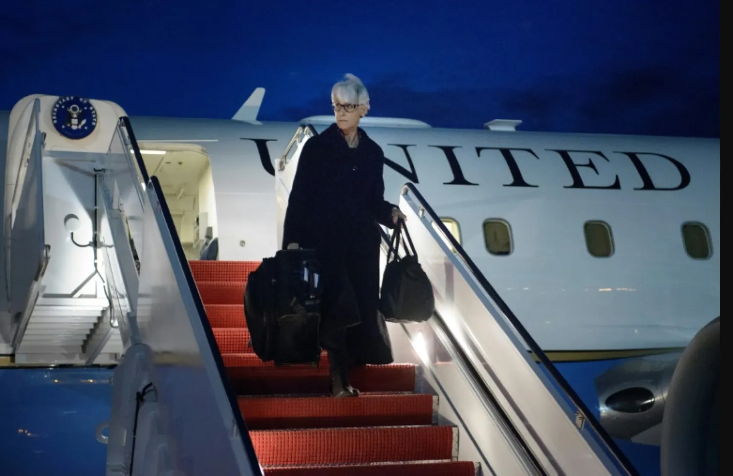Wendy Sherman, seen in April 2015 as she returned from negotiations with Iran, is being nominated deputy secretary of state by President-elect Joe Biden -AFP


