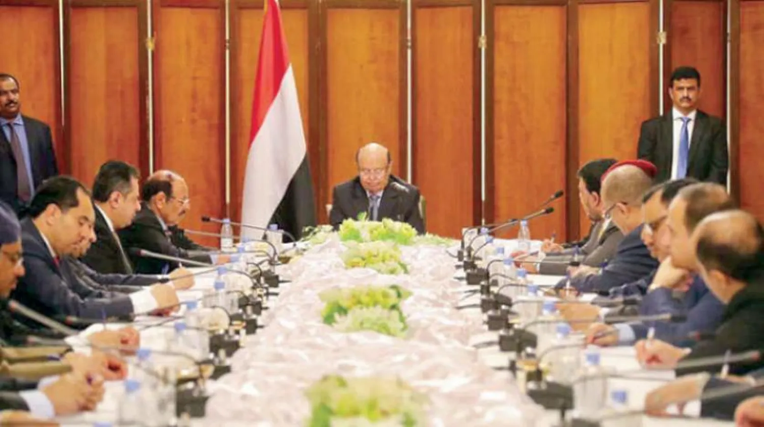 Yemen Cumhurbaşkanı, geçen Aralık ayı sonunda hükümet üyeleriyle görüşmede bulunmuştu (SABA)