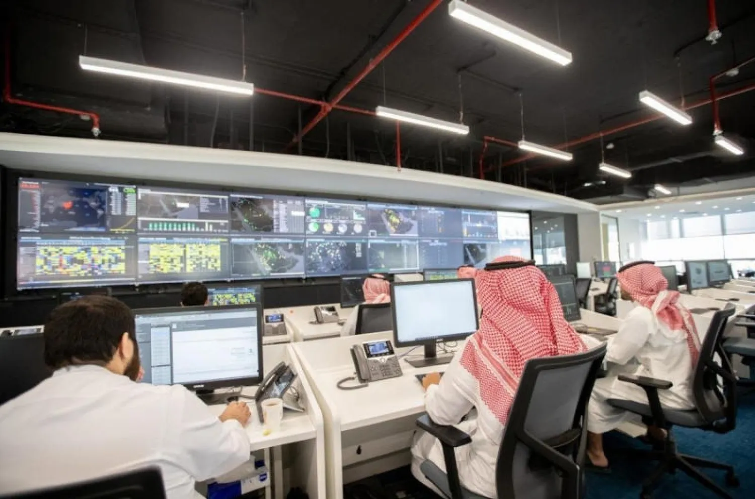 مركز القيادة والتحكم الصحي السعودي (د.ب.أ)