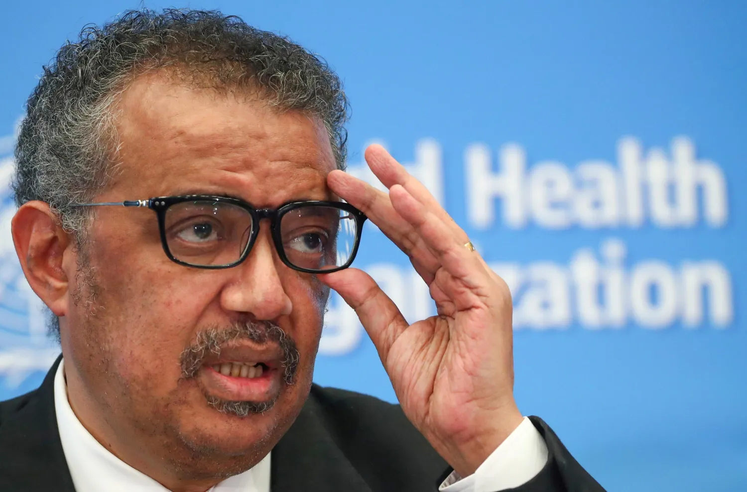 World Health Organization director-general Tedros Adhanom Ghebreyesus attends a news conference on the coronavirus in Geneva, Switzerland. Reuters file photo