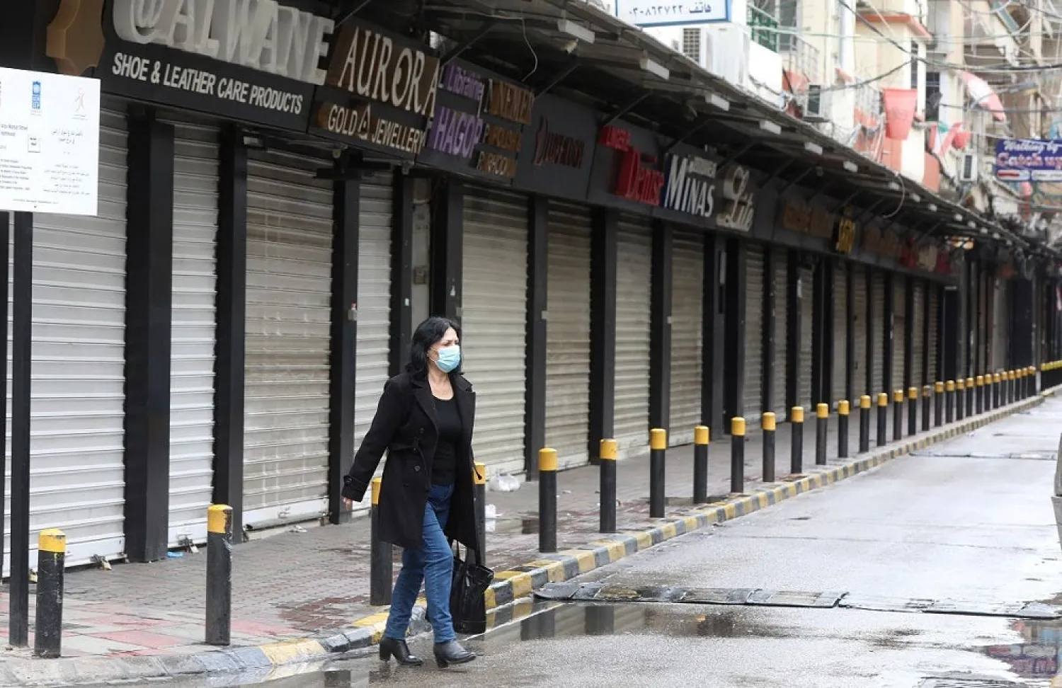 Lebanon entered a strict 11-day lockdown last Thursday after recording a 70% uptick in infections. (Reuters)